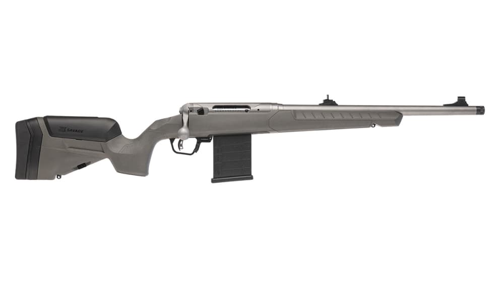 Savage 110 Ridge Hunter Gray Stainless 308 Win 18in 32498-img-0