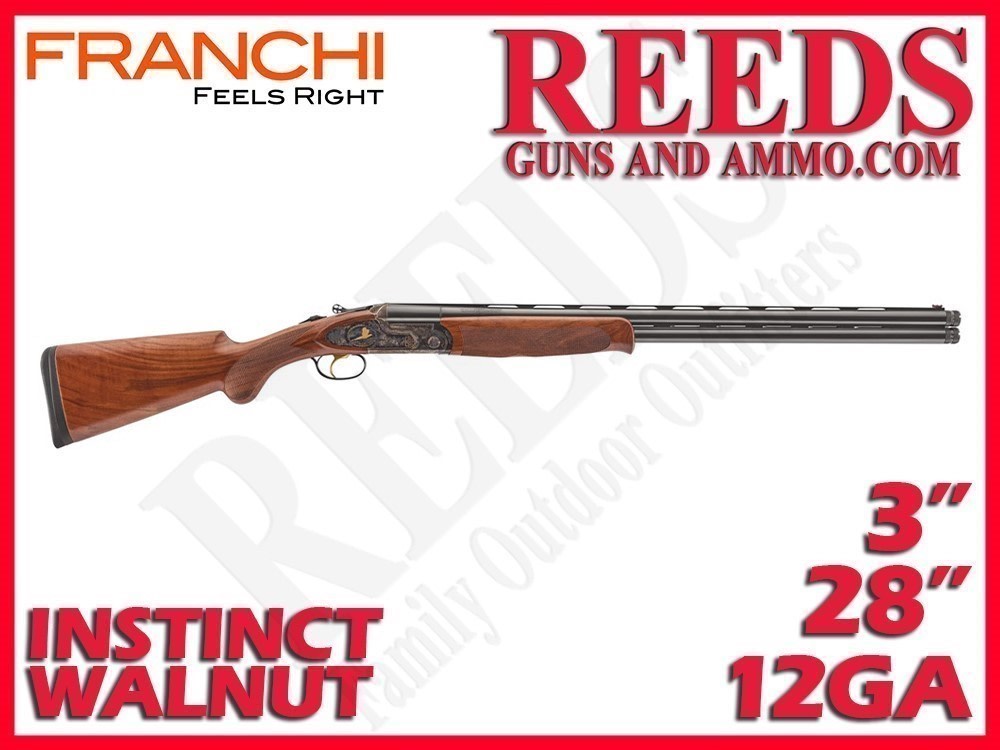 Franchi Instinct Sideplate Walnut 12 Ga 3in 28in 41360-img-0