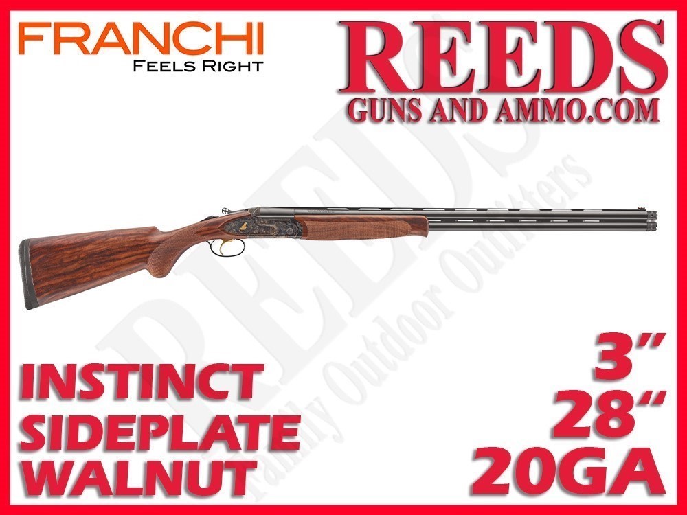Franchi Instinct Sideplate Walnut 20 Ga 3in 28in 41370-img-0