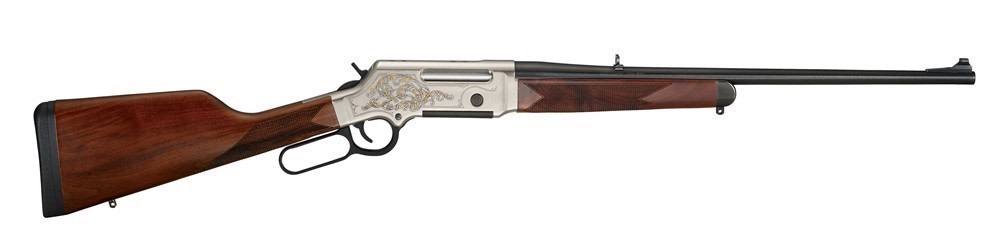 Henry Long Ranger Deluxe Engraved Walnut 243 Win 20in H014D-243-img-0