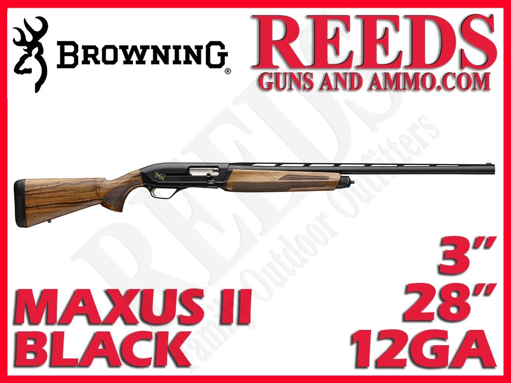 Browning Maxus II Black Gold Walnut 12 Ga 3in 28in 011780204-img-0