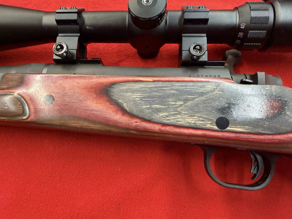 MOSSBERG 100 ATR .243 RIFLE WITH A BARSKA10x40x50  SCOPE-img-4