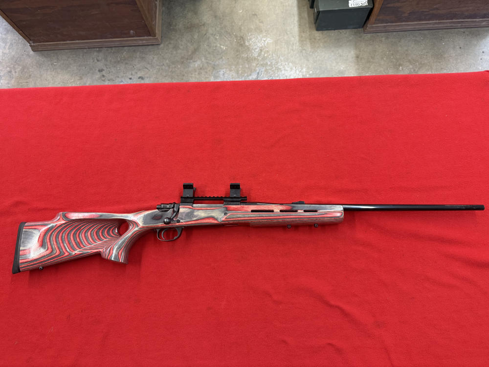 MOSSBERG 100 ATR .243 RIFLE WITH A BARSKA10x40x50  SCOPE-img-23