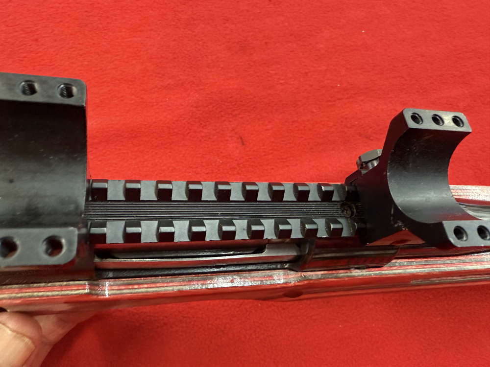MOSSBERG 100 ATR .243 RIFLE WITH A BARSKA10x40x50  SCOPE-img-44