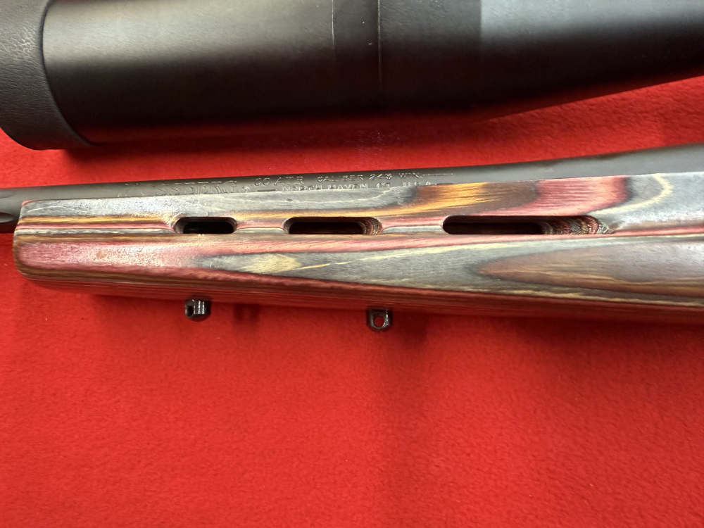 MOSSBERG 100 ATR .243 RIFLE WITH A BARSKA10x40x50  SCOPE-img-5