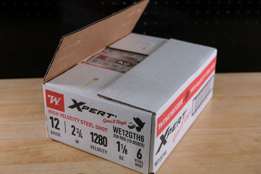 Winchester WE12GTH6 12 GA 2-3/4" #6 XPERT HV STEEL GAME 1-1/8 OZ 250RDS-img-1
