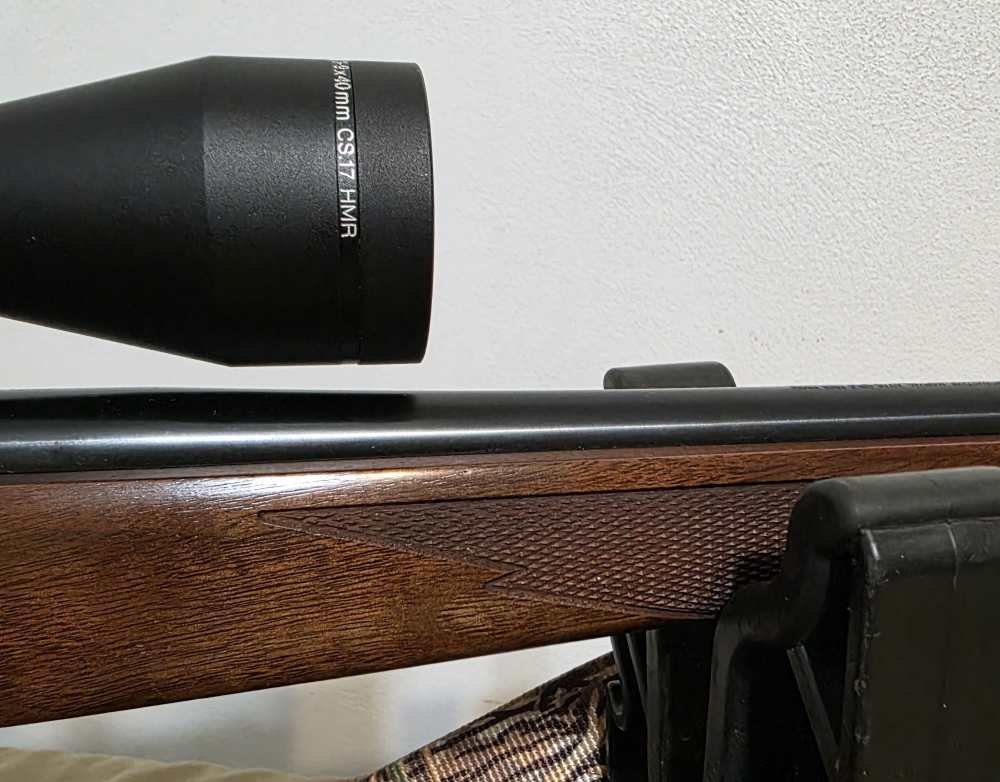 2005 Ruger 77/17. Nice! 17 HMR. Glossy, 22" Barrel. Cabelas CS17 Scope. -img-41