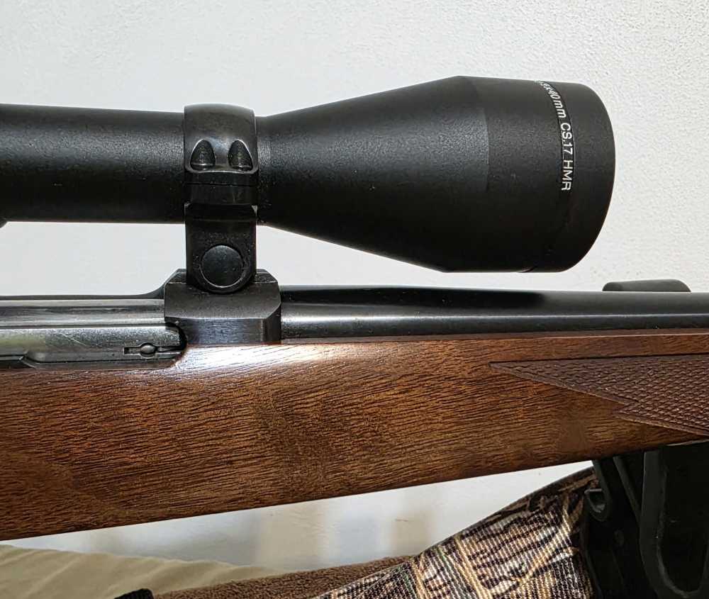 2005 Ruger 77/17. Nice! 17 HMR. Glossy, 22" Barrel. Cabelas CS17 Scope. -img-39