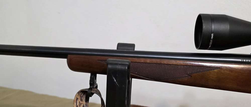 2005 Ruger 77/17. Nice! 17 HMR. Glossy, 22" Barrel. Cabelas CS17 Scope. -img-4