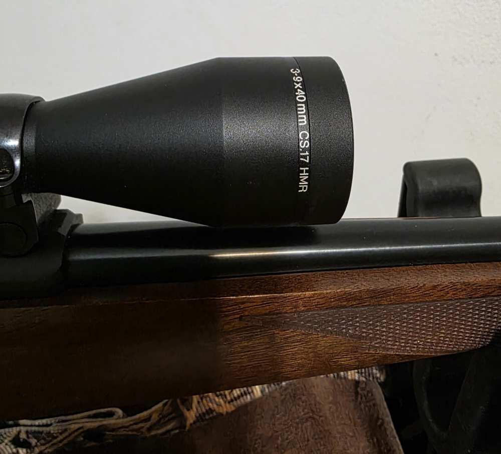 2005 Ruger 77/17. Nice! 17 HMR. Glossy, 22" Barrel. Cabelas CS17 Scope. -img-40