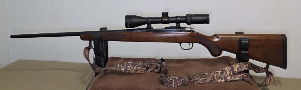 2005 Ruger 77/17. Nice! 17 HMR. Glossy, 22" Barrel. Cabelas CS17 Scope. -img-0