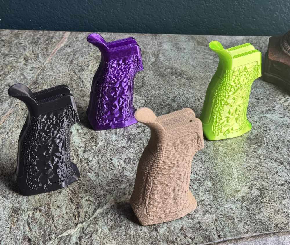 AR-15 Mil-Spec BDG BIGMOUTH Grip |Wide Base| Stippled-img-1