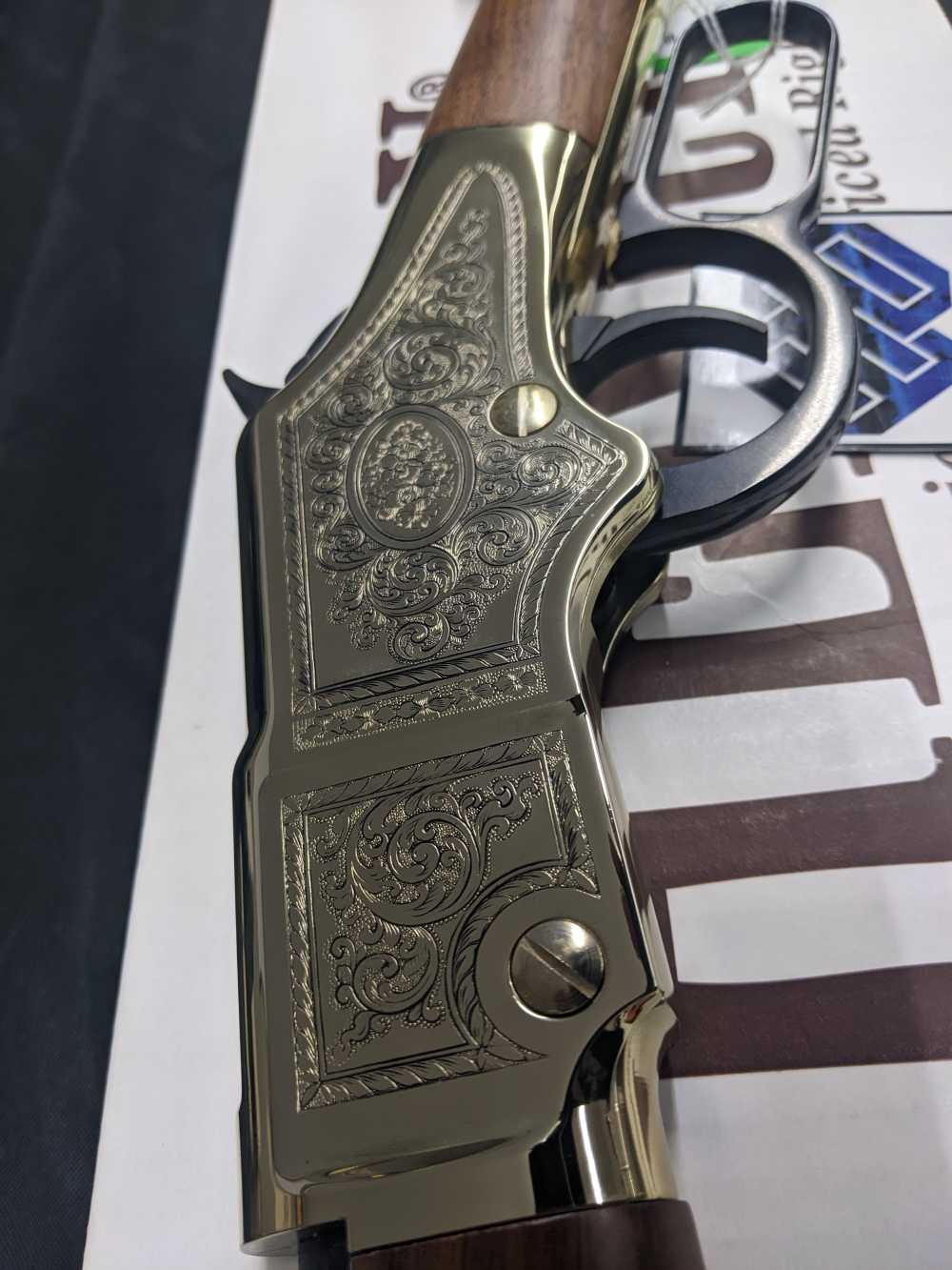 Beautiful Bicentennial Golden Engraved Henry H004AL in .22 LR-img-5