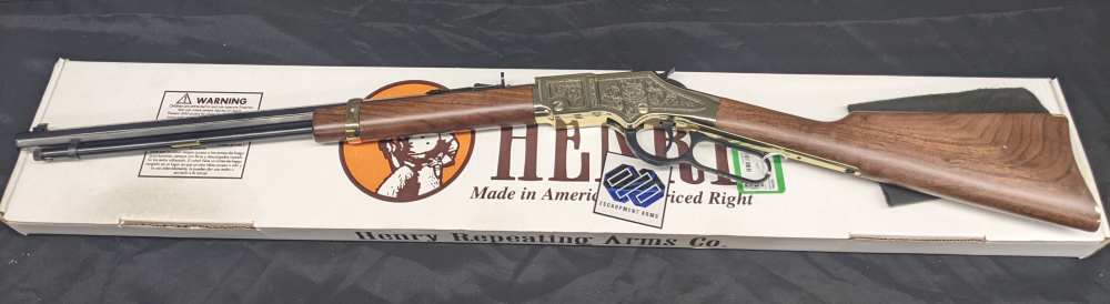 Beautiful Bicentennial Golden Engraved Henry H004AL in .22 LR-img-4