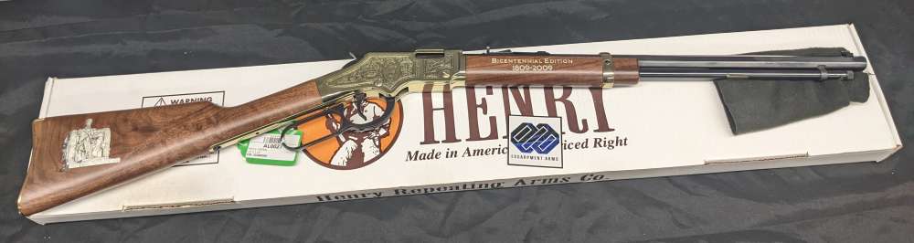 Beautiful Bicentennial Golden Engraved Henry H004AL in .22 LR-img-0