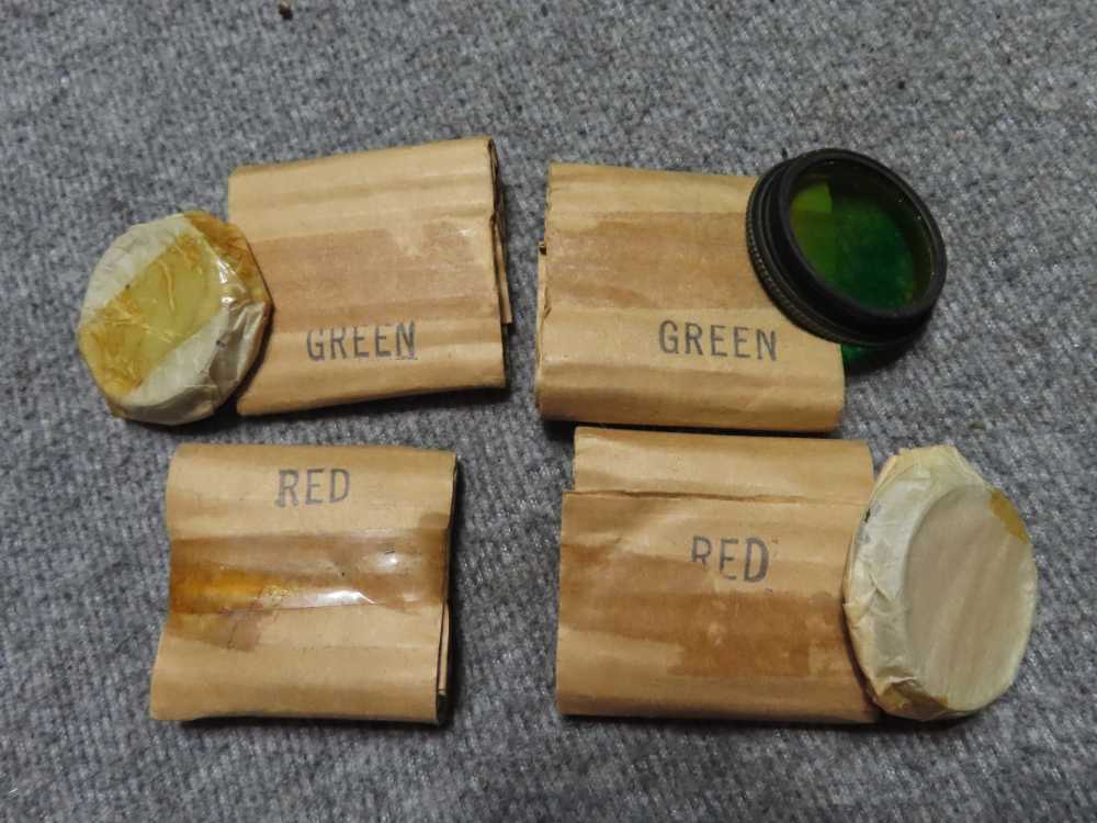 VIETNAM WAR ERA USGI M14 AIMING POST LIGHTS WTH RED & GREEN LENSES-img-9