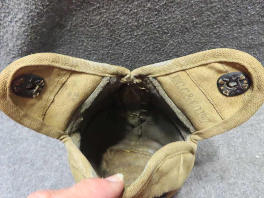 WWI US ARMY CANTEEN, CUP AND COVER, ALL DATED 1917 & 1918, FINE CONDITION-img-3