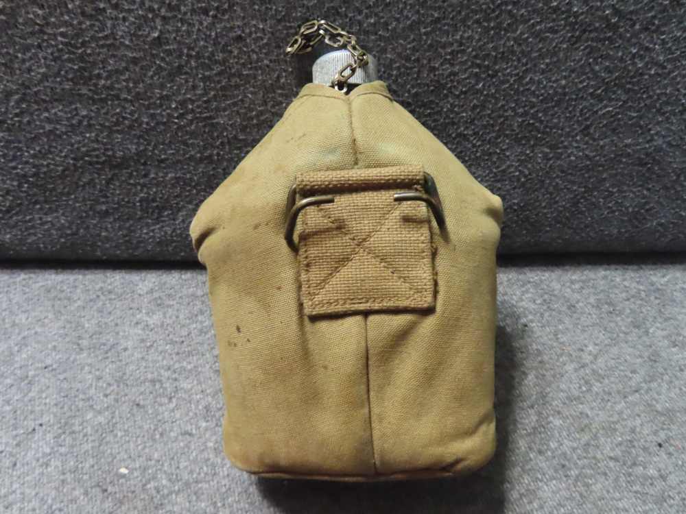 WWI US ARMY CANTEEN, CUP AND COVER, ALL DATED 1917 & 1918, FINE CONDITION-img-1