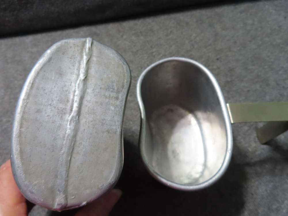 WWI US ARMY CANTEEN, CUP AND COVER, ALL DATED 1917 & 1918, FINE CONDITION-img-9