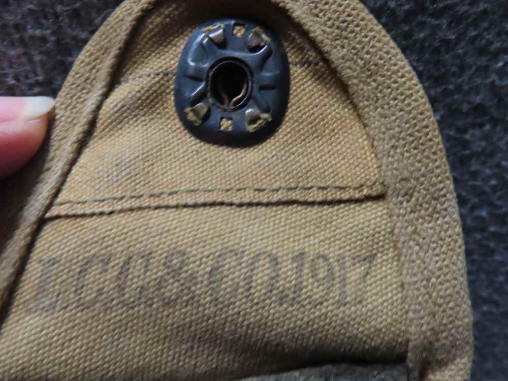 WWI US ARMY CANTEEN, CUP AND COVER, ALL DATED 1917 & 1918, FINE CONDITION-img-2