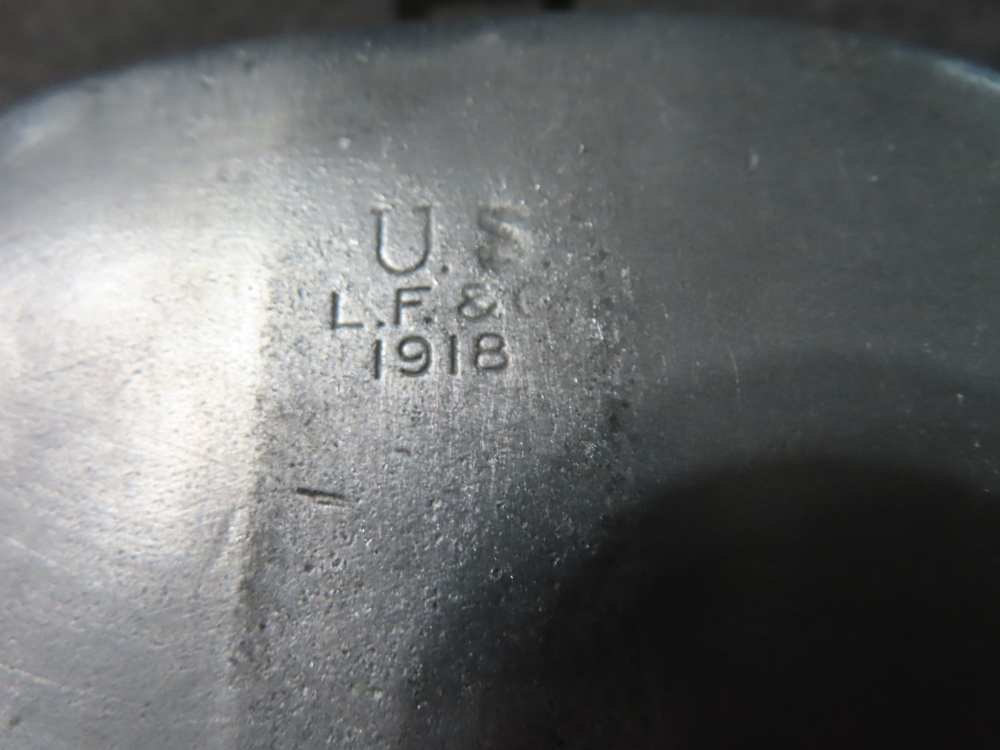 WWI US ARMY CANTEEN, CUP AND COVER, ALL DATED 1917 & 1918, FINE CONDITION-img-8