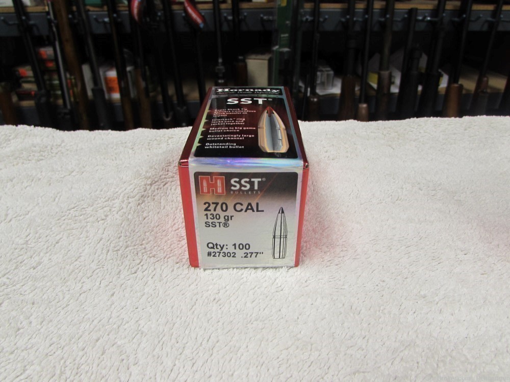 Hornady 270 cal 130 gr SST bullets #27302-img-0