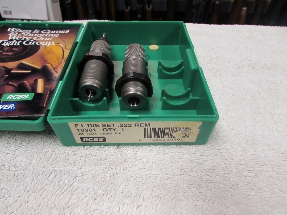 RCBS 222 Rem FL die set #10901-img-0