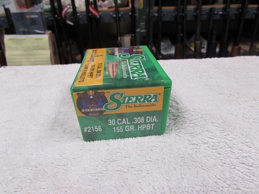 Sierra 30 cal 155 gr HPBT bullets #2156-img-0
