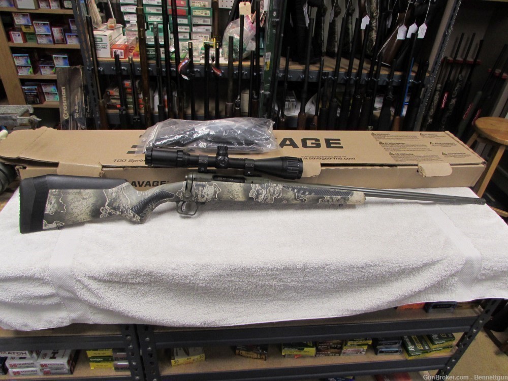 Savage 110 Timberline 300 WSM w/ 4-16x44mm scope & box w/ Accy's-img-11