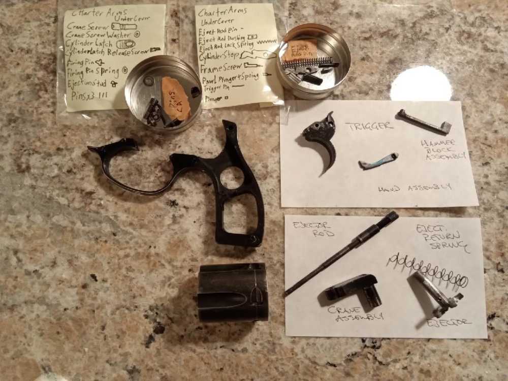 Charter Arms Undercover 38 Parts Lot/Kit-img-0