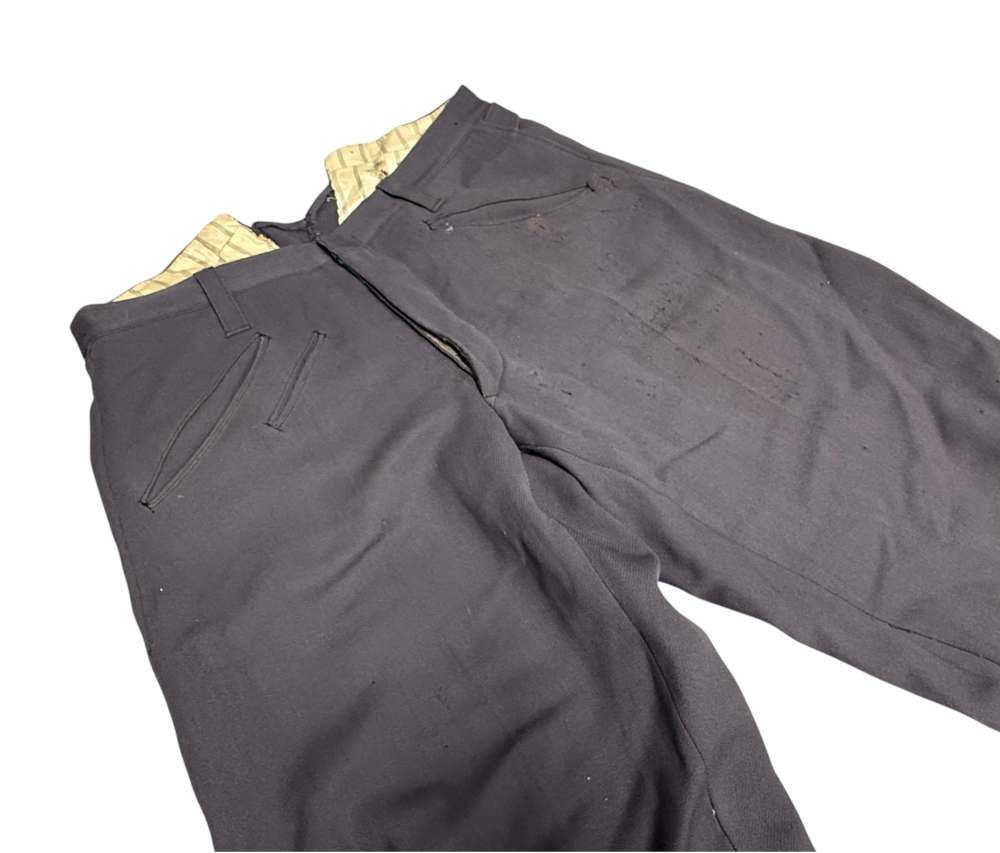 WW2 German Luftwaffe Flieger Paratrooper Tunic Uniform Trousers WWII NAMED -img-31