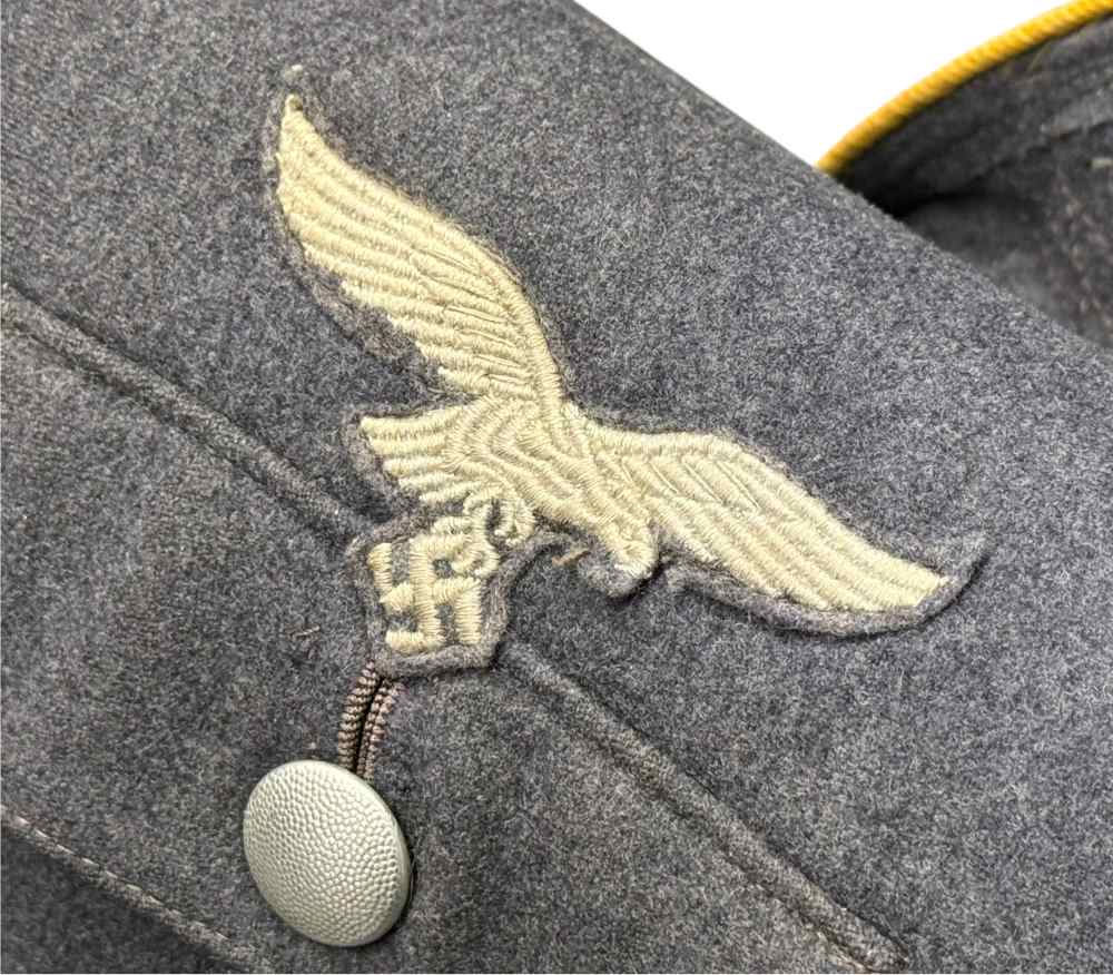 WW2 German Luftwaffe Flieger Paratrooper Tunic Uniform Trousers WWII NAMED -img-15