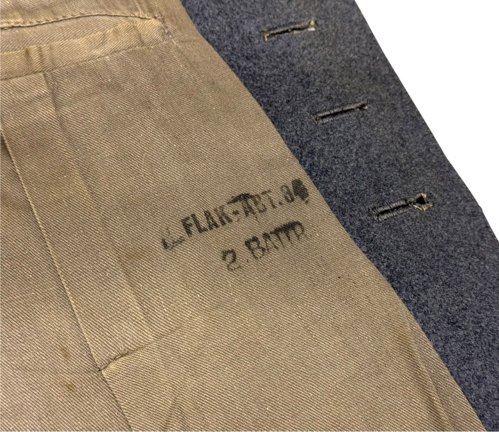 WW2 German Luftwaffe Flieger Paratrooper Tunic Uniform Trousers WWII NAMED -img-23