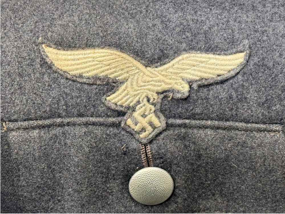 WW2 German Luftwaffe Flieger Paratrooper Tunic Uniform Trousers WWII NAMED -img-18