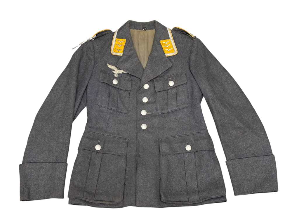 WW2 German Luftwaffe Flieger Paratrooper Tunic Uniform Trousers WWII NAMED -img-2