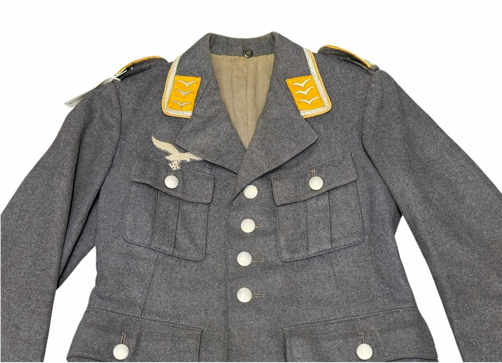 WW2 German Luftwaffe Flieger Paratrooper Tunic Uniform Trousers WWII NAMED -img-5