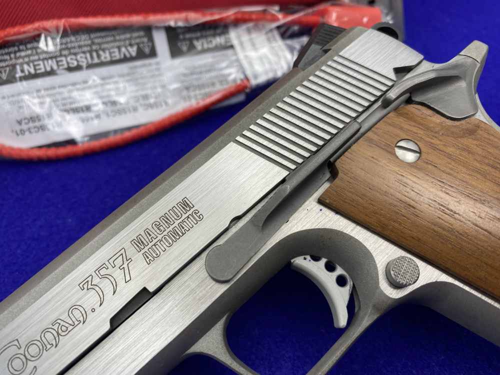 RAREMCoonan Compact .357 Magnum 4" SS*ULTRA DESIRABLE 1911 STYLE SEMI-AUTO*-img-6