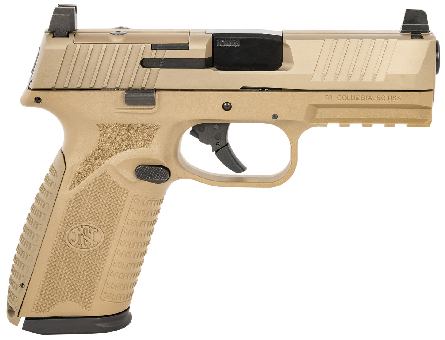 FN 510 MRD 10mm Auto Pistol 4.10 FDE Optic Cut 66101382-img-0