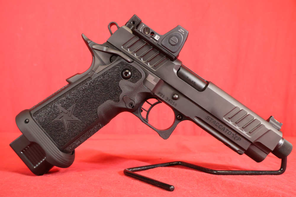Staccato 2011 P DPO 9mm 5" DLC Threaded Trijicon RMR -img-3