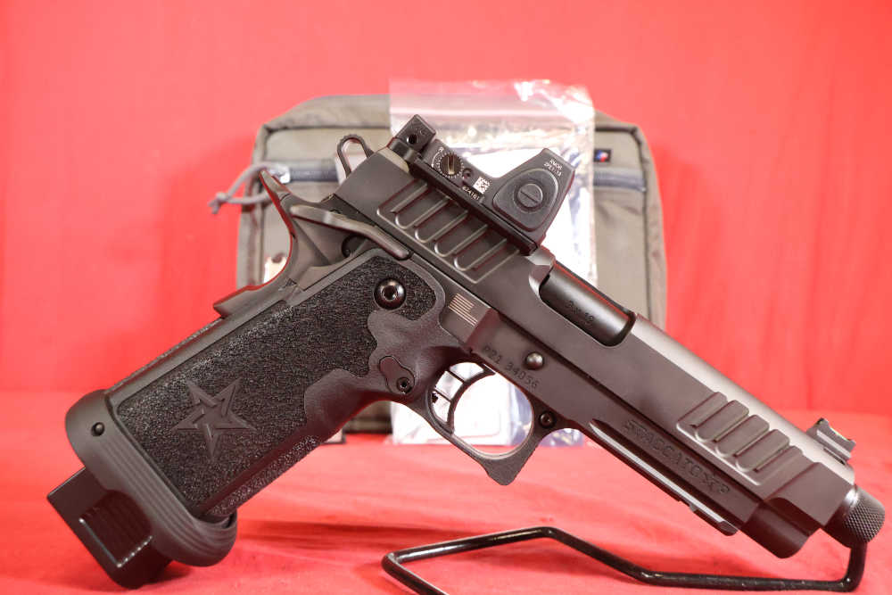 Staccato 2011 P DPO 9mm 5" DLC Threaded Trijicon RMR -img-1