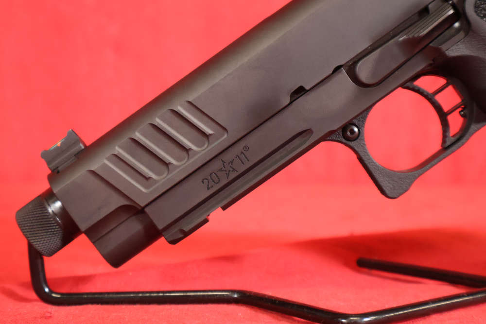 Staccato 2011 P DPO 9mm 5" DLC Threaded Trijicon RMR -img-5