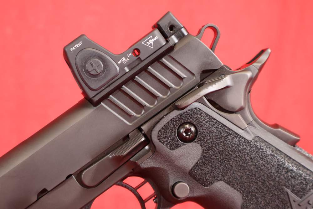 Staccato 2011 P DPO 9mm 5" DLC Threaded Trijicon RMR -img-6