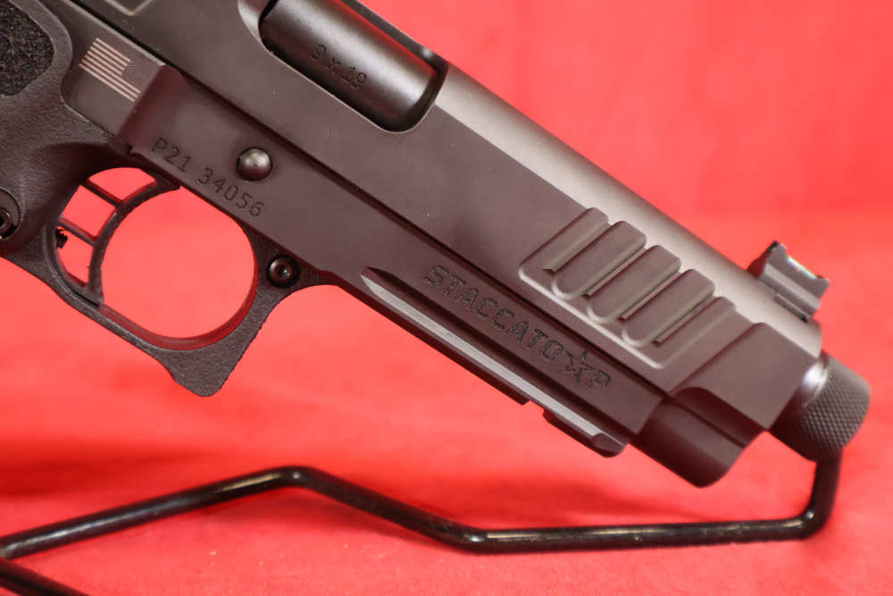 Staccato 2011 P DPO 9mm 5" DLC Threaded Trijicon RMR -img-10