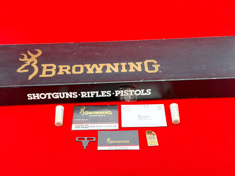 STRIKING 1996 Browning Gold Hunter 20 Gauge 26" 3" Magnum w/ Box-img-40