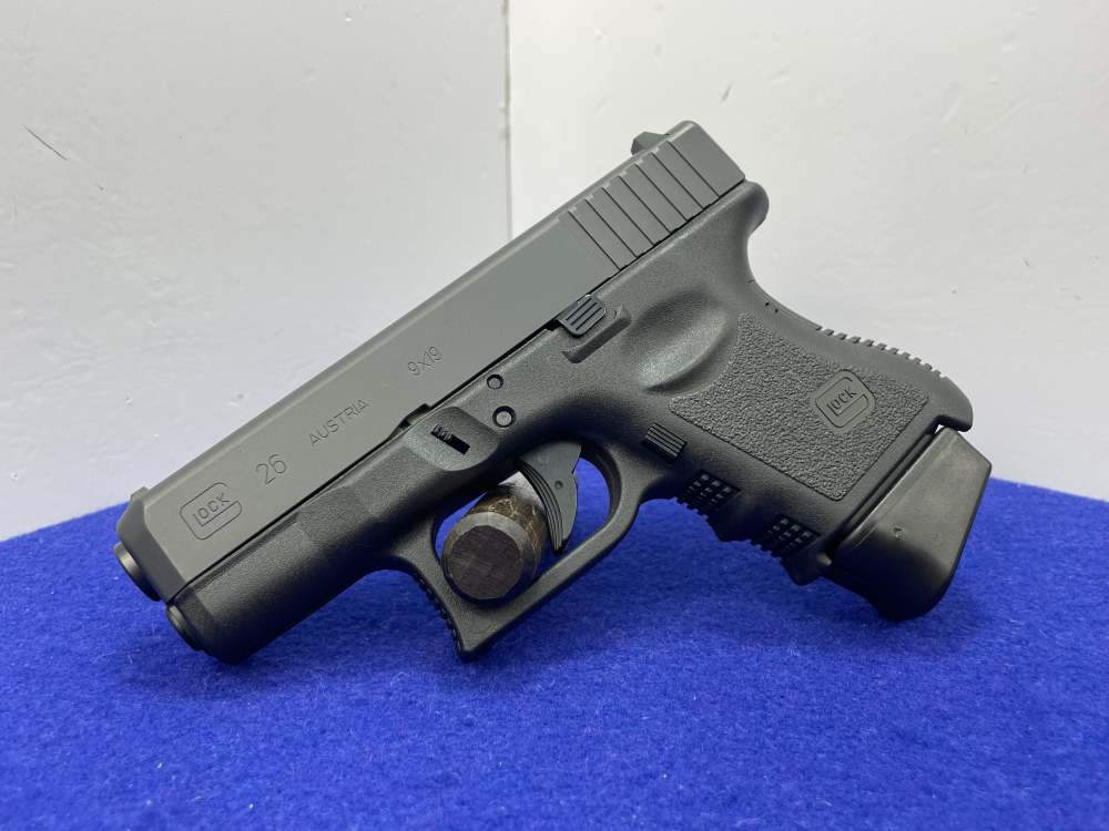 Glock G26 Gen 3 9mm 3.43" Blk *ULTRA-COMPACT CONCEALABLE SEMI-AUTOMATIC*-img-5