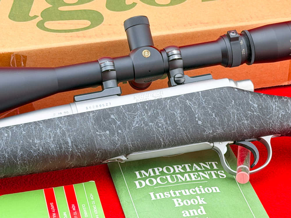 1996 Remington Model 700 VS SF .308 Win 26" Stainless Fluted w/ Leupold-img-8