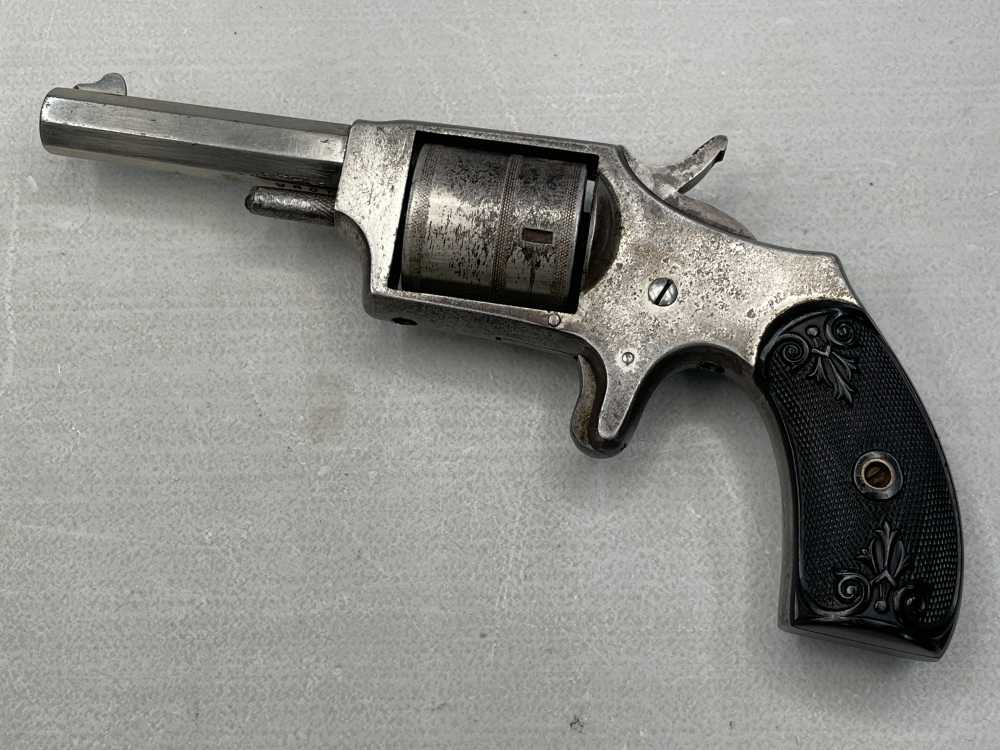 Antique Hopkins & Allen Dictator .32 RF revolver works No FFL rim fire-img-1