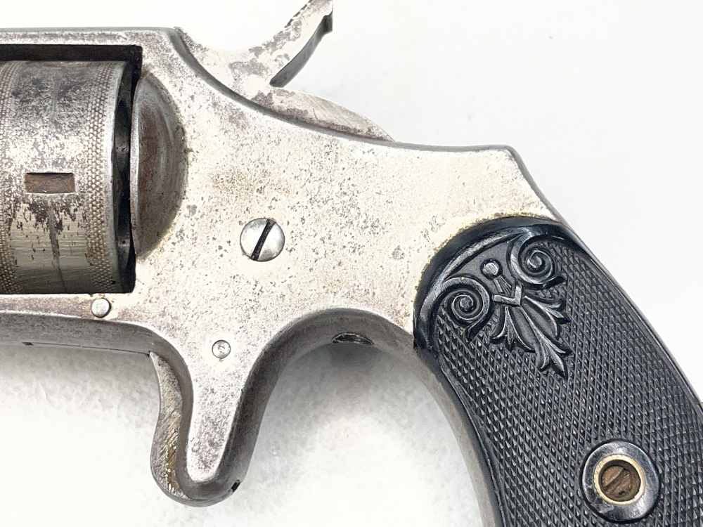 Antique Hopkins & Allen Dictator .32 RF revolver works No FFL rim fire-img-3