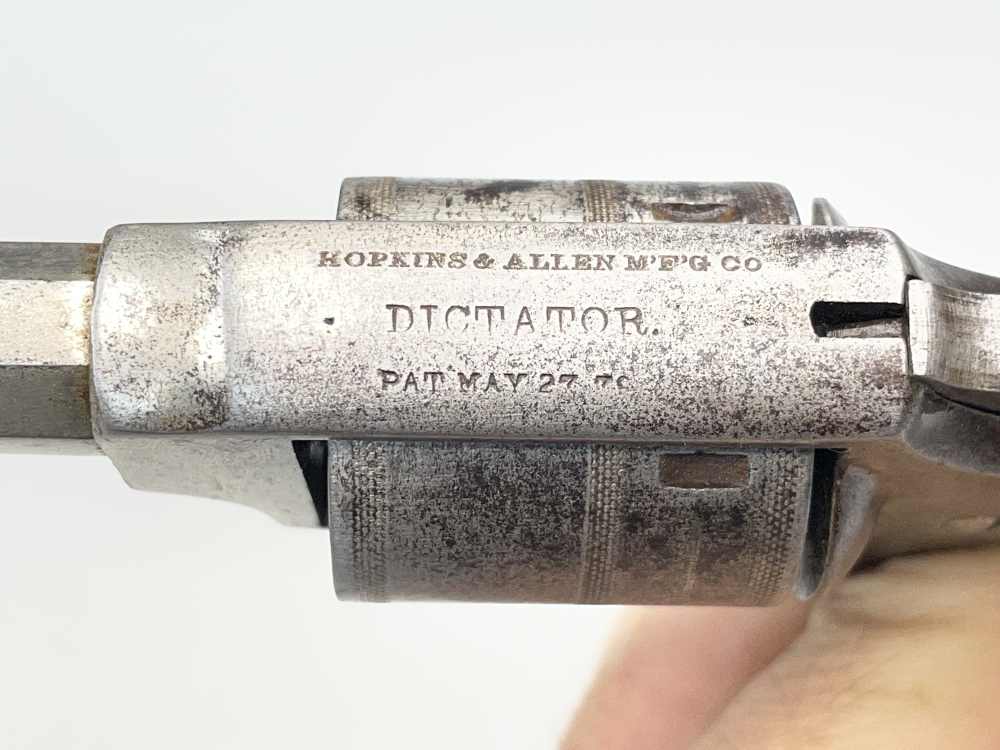 Antique Hopkins & Allen Dictator .32 RF revolver works No FFL rim fire-img-13