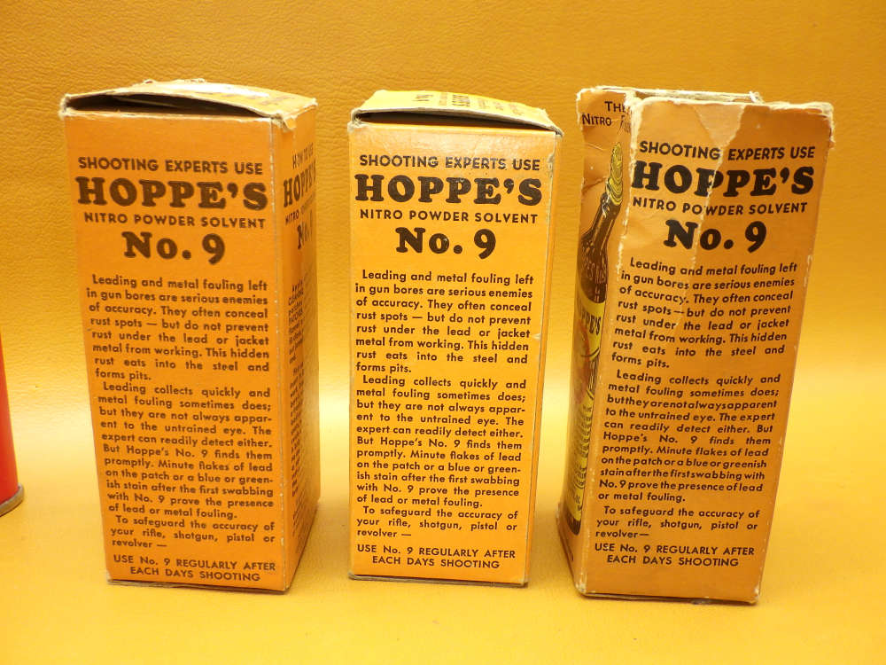Collection of Vintage Gun Items Hoppe's No.9 - Oil Cans - Rust-Pruf Bag -img-6